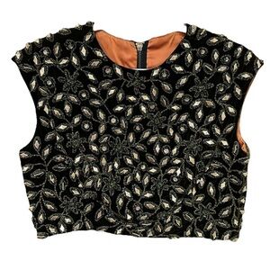 Vintage 1960s Pat Sandler For Highlight Beaded Crop Top 12